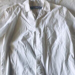 HundHund Cotton Poplin Shirt - Size L